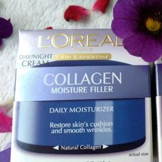 L’oreal Skin Expertise Collagen Moisture Filler Day/Night Cream 1.7oz.. New Skin-Plumping Collagen. Intense Hydration. Smooths Wrinkles. A Dose Of Intense Hydration And Natural Collagen In Collagen Filler Moisture Day Lotion And Day/Night Cream Is Essential For Younger-Looking Skin. Rich Moisture Instantly Restores Skin's Cushion And Bounce. Over Time, The Powerful Natural Collagen Helps Fill In Lines And Wrinkles, Leaving Your Skin Smooth And Plump. Collagen Face Cream, Skin Collagen, Anti Aging Moisturizer, Best Moisturizer, Day Night, Daily Moisturizer, L Oreal, Anti Aging Skin Products, Night Cream