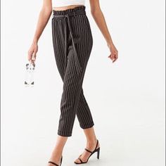 Women’s Stylish Brand New Dress Pants: 2 For $35 Chic Paperbag Waist Pants For Night Out, Fitted Bottoms With Paperbag Waist For Workwear, Fitted Paperbag Waist Bottoms For Workwear, Paperbag Waist Pants For Night Out In Spring, Spring Paperbag Waist Pants For Night Out, Spring Paperbag Waist Bottoms For Night Out, Spring Night Out Bottoms With Paperbag Waist, Spring Night Out Paperbag Waist Bottoms, Casual Paperbag Waist Bottoms For Night Out