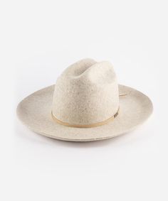 Gigi Pip felt hats for women - Ezra Western - classic cattleman crown with a stiff Womens Western Hats, Tall Crown, Gigi Pip, Western Vibes, Rancher Hat, Fedora Hat Women, Western Hat, Statement Fashion, Cowgirl Hat