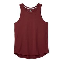 Momentum Tank in Heather Oxblood | Performance Tank | Myles Apparel | Myles Apparel Functional Racerback Tank Top, Functional Racerback Tank Top With Moisture-wicking, Functional Racerback Tops With Moisture-wicking, Functional Moisture-wicking Racerback Top, Black Moisture-wicking Tank Top For Workout, Solid Go-dry Tank Top For Workout, Solid Cotton Tank Activewear, Go-dry Sleeveless Top In Recycled Polyester, Solid Cotton Tank Top Activewear