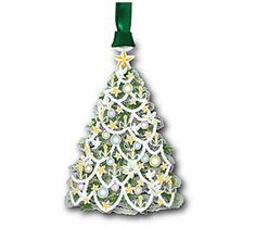 an ornament shaped like a christmas tree