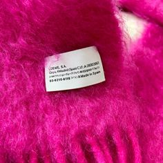 Gorgeous Vibrant Mohair Wool Scarf From Loewe Very Soft To The Touch Mohair Scarf, Magenta Pink, Mohair Wool, Wool Scarf, Scarf Wrap, Pink Purple, Scarf Accessory, Women Accessories, Wool