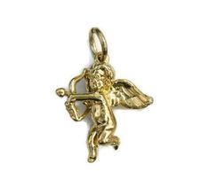 Welcome to Twins jewelry Angel #8 Charm Pendant 14k Yellow Gold. our product has a high polish finish. The weight for the item is approximately 4.8 Grams, measurements are 28mm x 20mm.; our product is 100% made here in the USA with over 35 years in experience in the jewelry business. Our customers are our top priority with our 100% satisfaction guarantee or your money back policy. Thank you for your interest in our item, please judge by the picture and if you have any questions feel free to ask. 14k Yellow Gold Symbolic Charms, Symbolic 14k Yellow Gold Charms, 14k Yellow Gold Charms For Valentine's Day, Valentine's Day Yellow Gold Pendant Charms, Jewelry Angel, Vintage Mirrors, Horse Saddles, Sterling Silver Necklace Pendants, Jewelry Business