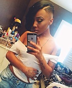 Cut. Shaved Side, Mohawks, Short Sassy Hair, Side Hairstyles, Mohawk Hairstyles, 613 Blonde