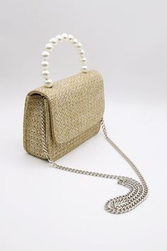 Faux Pearl Handle Straw Bag This product has been hand-picked by Storets' stylists. Ivory Color, Hand Picked, Straw Bag, Faux Pearl, Straw, Latest Trends, On Instagram, Instagram