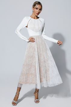 ✨New Style & New Fashion
👗Perfect for any occasion
💕Show your confidence and charm
🛫Free shipping over $100
--Buy $100 Get 5%  OFF！
--Buy $300 Get 10% OFF！
--Buy $500 Get 15% OFF！ Elegant Long Sleeve Lace Dress With Lace Bodice, Fitted Long Sleeve Midi Dress With Lace Patchwork, Formal Long Sleeve Midi Dress With Lace Patchwork, White Long Sleeve Midi Dress With Lace Patchwork, Long Sleeve Lace Dress With Contrast Lace, Elegant Long Sleeve Dress With Contrast Lace, Long Sleeve Evening Midi Dress With Lace Sleeves, Long Sleeve Midi Dress With Lace Sleeves For Wedding, Lace Long Sleeve Midi Dress For Evening