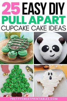 pull apart cupcake cake ideas Fall Cupcake Cakes Pull Apart, Expensive Cake, Cupcake Cake Ideas, Flower Cupcake Cake, Halloween Cupcake Cake, Christmas Cupcake Cake, Birthday Theme Ideas, Pull Apart Cupcake, Pull Apart Cupcake Cake