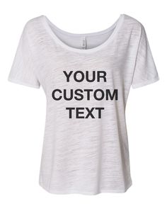 Your Custom Text Slouchy Tee - Wake Slay Repeat Meditation Clothes, Sicker Than Your Average, Pilates Shirt, Pilates Quotes, Womens Football Shirts, Never Trust The Living, Pilates Workouts, Pure Barre, Barre Pilates