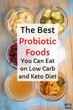 Top Probiotic Foods You Can Eat on Low-Carb and Ketogenic Diet #Probiotics #ProbioticFoods #Keto #KetoDiet #LowCarb Gut Recipes, Breakfast Low Carb, Resep Diet, Low Carb Diets, Keto Diet Menu, Keto Meal Prep