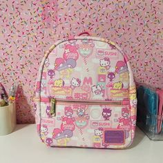 Hello Kitty & Friends Mini Backpack Sanrio & Loungefly Collaboration Adjustable Straps Length: 23 Cm Width: 13 Cm Height: 26 Cm Material Patent Leather Aka Pu Leather, Faux Leather, Vegan Leather, Polyurethane Tags: Kawaii Japan, Japanese, Tokyo, Cartoon, Scene, Animation, Animated, Anime, 70s, 80s, 90s, 00s, Y2k, Punk, Emo, Neon, Fashion, Iconic, Icon, Classic, Pink, Girly, Femme, Feminine, Rave, Festival , Gothic, Goth, Cosplay, Costume, Cute, Adorable, Bows, Cat, Cats, Hk, Tokyo, Pop, Pop Art Sanrio Loungefly, Scene Animation, Backpack With Pins, Goth Cosplay, Japanese Tokyo, Loungefly Mini Backpack, Loungefly Hello Kitty, Hello Kitty Y2k, Y2k Hello Kitty