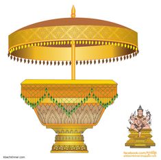 an image of a lamp that looks like it is made out of gold and green