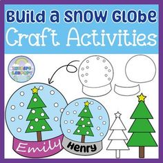 a snow globe craft activity for kids