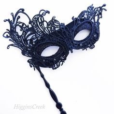 This black masquerade mask beautifully blends the allure of delicate lace with the brilliance of rhinestones, making you the star of every masquerade ball. The sparkling stones accentuate the mask's design, creating a captivating aura that commands attention. From grand masquerade balls to themed soirées and elegant celebrations, this mask is the perfect choice!


Age Group/Gender - Adult/Women

Size/Type - One size fits all adults

Mask Color - Black

Mask Material - Lace

Special Features - Sh Elegant Black Mask For Costume Party, Elegant Black Masquerade Mask For Halloween, Elegant Black Masks For Carnival, Elegant Black Eye Mask, Elegant Black Masks And Prosthetics For Theater, Black Eye Mask For Evening Masquerade, Elegant Black Eye Mask For Masquerade, Black Masquerade Mask For Carnival Evening, Black Evening Masquerade Mask For Carnival