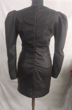 Features:- *genuine lambskin leather, lining polyester * full sleeve *Deep V neck style dress *party cocktail ware,party ware, casual ware , *you can make it according to you and your measurement as customized work * bulk order is also accepted Why buy with us:- we use top quality leather only. we provide 100% satisfaction. Lowest price guarantee. We offer free shipping. we accept return and provide a full refund in some cases. We get your order started just after purchase to ensure it gets ship Outfit Leather Jacket, Dress Leather, Genuine Leather Jackets, Leather Outfit, Bulk Order, Leather Dress, Celebrity Dresses, Dress Party, Leather Items