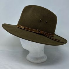 Pre-Owned, Never Worn - See Photos 100% Wool Size: M Chapeau Cowboy, Cow Boy, Cowboy Hat, Leather Band, Cowboy Hats, Caps Hats, Accessories Hats, Cowboy, Mens Accessories