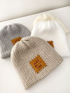 "WILD ONE Beanie! A great gift for a baby shower or for your own new baby... *This hat comes in a white, cream, parchment & Grey *Double layered for warmth *newborn size to 1-3 yrs *made of an acrylic yarn  *pompom is on a snap to make washing easier *handwash * * the current turnaround time is 1-3 days*  Newborn hat: measures 12\" diameter X 6\" tall 3-6 months: measures 12\" diameter X 7\" tall 6-12 months: measures 12\" diameter X 8\" tall 1-3 yrs: measures 13\" diameter x 9\" tall Sizing: 0-3 Months (12\"-14\" around) 3-6 Months (14\"-16\" around) 6-12 Months (16\"-18\" around) These hats are very stretchy and will fit as baby grows! These would be adorable for newborn photos, for your family photoshoot, or just for daily wear! Hand wash Lay flat to dry Acrylic yarn Will refund any shi Cute White Crochet Hat For Gift, Cute White Crochet Hat For Gifts, Cute White Crochet Hat As Gift, Cream Beanie Hat As Gift, White Bonnet Gift, One Size Fits Most, White Bonnet Gift (one Size Fits Most), White Bonnet, One Size Fits Most, Gift, Handmade White Bonnet As A Gift, Cute Cream Hat For Gift