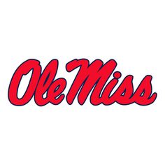 the old miss logo on a white background