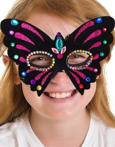 PRICES MAY VARY. ❤ Broadly suitable occasions-These butterfly masks are suitable for most occasions,such as butterfly theme birthday parties, dress-up parties, baby showers, princess parties, role playing games, preschool/school stage performance, cos-play costume parties, masquerade, mardi gras, Halloween parties,Christmas and any celebrations and occasions. Leaving your girls/boys a deep impression and an unforgettable get-together party memory. ❤ Comfortable & Durable -These DIY party masks a Diy Mask Costume, Fun Birthday Party Activities, Diy Party Mask, Masks Diy Kids, Butterfly Costume Kids, Butterfly Masks, Butterfly Masquerade Mask, Butterfly Masquerade, Butterfly Face Mask