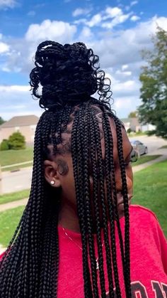 Braided Hairstyles For Black Women Cornrows, Big Box Braids Hairstyles, Single Braids, Box Braids Hairstyles For Black Women, Braided Hairstyles For Teens, Quick Braided Hairstyles