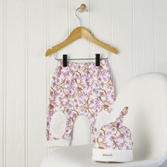 Baby girl harem pants gift set £19.00 Free delivery to mainland UK & gift wrap #babyleggings #vintagebaby Girls Harem Pants, Baby Girl Winter Hats, Pants Gift