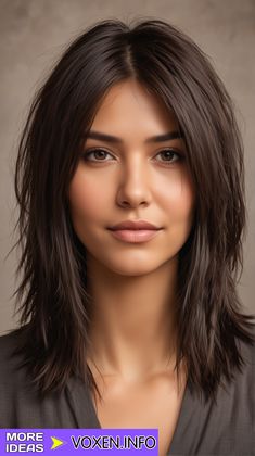 23 Top Shaggy Haircuts for Round Faces:Trendy and Chic Styles Medium Shag Round Face, Elongated Bob Haircut, Chin Length Haircut With Layers, Shaggy Haircuts Medium Thick Hair, Haircuts For Medium Length Hair, Layered Haircuts For Medium Hair, Shaggy Haircuts, Shoulder Length Hair Cuts, Round Face Haircuts