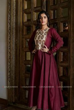 Cotton Dress Pattern Indian, Anarkali Bridal, Party Wear Anarkali, Cotton Dress Pattern, Stylish Kurtis Design, Indian Kurti Designs, Bandhani Dress, Churidar Designs