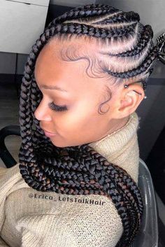 Ghana Braids Hairstyles, Tomboy Chic, Long Box Braids, Girls Braids, Cornrow, Cornrow Hairstyles, Cornrows Braids, African Braids Hairstyles