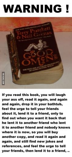 a facebook page with an image of a book on it