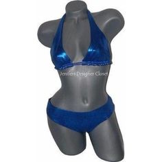 FABUCCI metallic 2 II SM blue reversible lame' swimsuit bikini pageant-Clothes, Shoes & Accessories:Women's Clothing:Swimwear-Fabucci-Fabucci II-US Small-Metallic blue-Jenifers Designer Closet Metallic Shiny Swimwear For Pool, Metallic Swimwear For Beach Season, Metallic Swimwear For Beach Season Swimming, Metallic Swimwear For Beachwear, Metallic Beachwear Swimwear For The Pool, Metallic Beachwear Swimwear For Pool, Metallic Triangle Top Swimwear For The Pool, Metallic Beachwear Swimwear For Swimming, Metallic Stretch Swimwear For Swimming