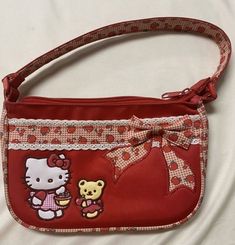 Hello Kitty Cherry, Hello Kitty Purse, Vintage Sanrio, Hello Kitty Aesthetic, Hello Kitty Bag, Mini Mochila, Hello Kitty Backgrounds, Girly Bags, Hello Kitty Items