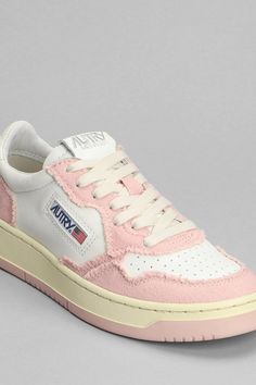 Pink Synthetic Platform Sneakers With Rubber Sole, Trendy Pink Textile Sneakers, Sporty Pink Textile Sneakers, Pink Low-top Platform Sneakers With Textured Sole, Autry Shoes Femme, Post Grad, Herno Jacket, Sneaker Wedge, Yoga Wear