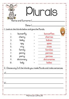 a printable worksheet with words and pictures on it