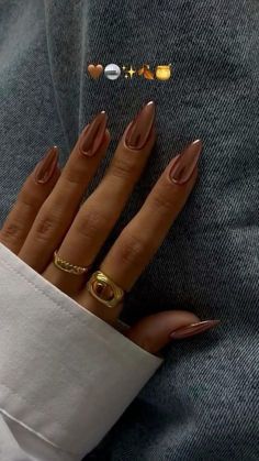 Warm Tone Nails, Nude Nails Black Women, Red Nails Summer, Fall Manicure Ideas, Almond French Tip Nails, Cozy Nails, Vanessa Nails, Classy Christmas Nails, Almond French Tip