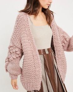 Handmade Cardigan, Cozy Outfits, Dream Closets, Winter 22, Online Clothing Boutiques, Knit Style, Cozy Outfit, Women's Sweaters, Open Knit