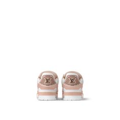 LOUIS VUITTON® - Lv Trainer Sneaker - Pink Lv Trainer Sneaker, Louis Vuitton Gifts, Work Out Clothes, Vintage Basketball, Basket Vintage, Spring Sandals, Buckle Shoes, Shoe Boot Sandals, Monogram Bag