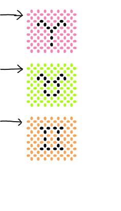 three dots are arranged in the shape of smiley faces