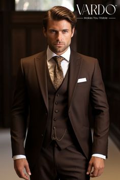 >>ORIGINAL ARTWORK AND CONTENT, PLEASE DO NOT COPY<< Men Suits, Suits For Man Dark Brown Three piece Wedding Suit, Double Breasted, Formal Fashion Slim Fit Suit Elevate your style with our impeccably crafted dark brown three-piece suit for men. Perfect for formal occasions, weddings, or upscale events, this suit exudes timeless elegance and superior quality. Expertly tailored to enhance your silhouette, it's a must-have addition to your wardrobe. 👔 Key Features: Premium Dark Brown Fabric Three-Piece Ensemble (Jacket, Vest, Pants) Slim Fit for a Modern Look Versatile and Suitable for Various Occasions Exceptional Attention to Detail Unmatched Comfort and Durability This dapper suit is designed to make a lasting impression. Crafted from high-quality materials, it ensures both style and comf Mens Dark Brown Suit, Groom Dark Brown Suit, Classic Brown Three-piece Suit For Formal Occasions, Elegant Brown Three-piece Suit For Groom, Brown Three-piece Suit With Notch Lapel For Wedding, Brown Notch Lapel Three-piece Suit For Wedding, Brown Tuxedo Suit For Groom, Classic Brown Tuxedo For Groom, Brown Three-piece Suit For Groom With Suit Collar