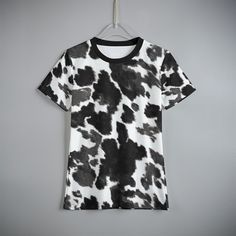 I just added a new item to eBay, Back to school All-Over Print Kid's T-Shirt black and white spotted cow print! #eBay #eBaySeller White Casual T-shirt With Cow Print, Cotton Cow Print T-shirt With Crew Neck, Cotton Crew Neck T-shirt With Cow Print, Spotted Cow, Cow Print Cotton Short Sleeve T-shirt, Casual Cotton T-shirt With Cow Print, T Shirt Picture, Boy Shirt, Trendy Tshirts