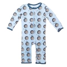 Boy's Bamboo Coverall, Pond Record Birds Baby & Toddler Sleepwear One Piece Outfits, Bamboo Clothes, Boys Prints, Kickee Pants, Soft Clothes, One Piece Outfit, Baby Warmer, Bamboo Fabric, Baby Outfits