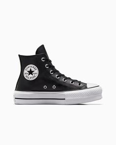 Leather Chuck Taylors, All Star Platform