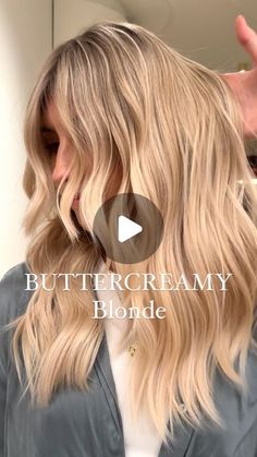 Igora Vibrance, Buttercream Blonde, Balayage On Blonde Hair, Honey Blonde Hair Formula, Blonde Highlighted Hair, Buttercream Blonde Hair, Butter Blonde Balayage, Butter Blonde Hair, Toning Cream