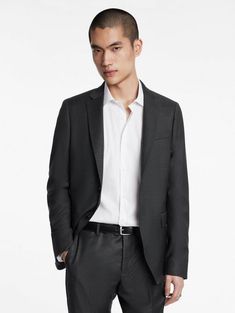 Shop the AUSTIN JACKET at John Varvatos with free US shipping over $250. Slim Fit Long Sleeve Business Blazer, Slim Fit Single Breasted Blazer For Office, Slim Fit Single Breasted Office Blazer, Office Blazer Single Breasted Slim Fit, Office Slim Fit Single Breasted Blazer, Sleek Formal Blazer With Pockets, Sleek Long Sleeve Business Blazer, Tuxedo Style Formal Blazer With Pockets, Formal Tuxedo Blazer With Pockets