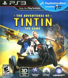 the adventures of tintin the game on ps3 - gamewise cover art, artwork, and box art