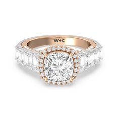 https://embed.imajize.com/6191021 Gorgeous Engagement Ring, The Plaza, 3 Carat, Princess Cut Diamonds, Halo Engagement Ring, Halo Engagement, White Rose Gold, Conflict Free Diamonds, Lab Diamonds