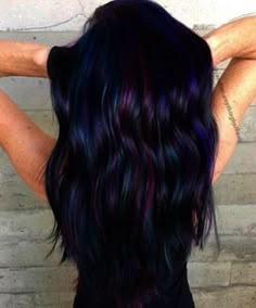 Oil Slick Hair, Slick Hair, Vivid Hair Color, Rainbow Hair Color, Oil Slick, Hair Color And Cut, Hair Dye Colors, Cool Hair, Colorful Hair