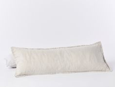 the linen pillow is made from natural materials