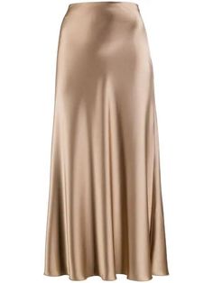 Long Satin Skirt, Satin Skirt Outfit, Classy Blouses, Stylish Work Attire, Modest Fashion Outfits, Silk Skirt