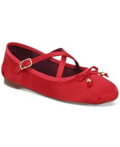 in stock Red Ballet Flats, Oxford Flats, Leather Cushion, Satin Bow, Leather Ballet Flats, Ballerina Flats, Ballet Flat Shoes, Sam Edelman Shoes, Online Accessories