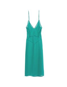 Cadel Slip in Mist Elegant Green Slip Dress For Daywear, Spring Night Sheer Slip Dress, Sheer Night Slip Dress For Spring, Summer Silk Slip Dress With Delicate Straps, Sheer Slip Dress For Spring Night, Silk Slip Dress With Delicate Straps For Summer, Elegant Sheer Slip Dress For Daywear, Elegant Sheer Slip Dress For Date Night, Chic Sheer Spaghetti Strap Slip Dress