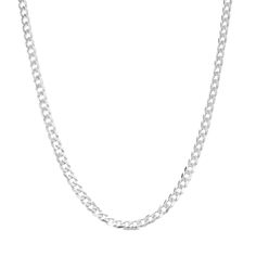 A simple and versatile design, this 14K white gold curb chain necklace complements every style and occasion. Solid 14K white gold This slim 2.0mm-wide curb chain makes a great wearable everyday look 22.0-inch necklace; lobster claw clasp White Gold Cuban Link Necklace With Figaro Chain, Classic White Gold Cuban Link Necklace, White Gold Cuban Link Necklace With Adjustable Chain, Classic Silver Cuban Link Necklace With Figaro Chain, Modern White Gold Chain Necklace With Curb Chain, Classic White Gold Curb Chain Necklace, Formal White Gold Cuban Link Necklace With Curb Chain, Minimalist White Gold Chain Necklace With Curb Chain, White Gold Cuban Link Necklace With Curb Chain